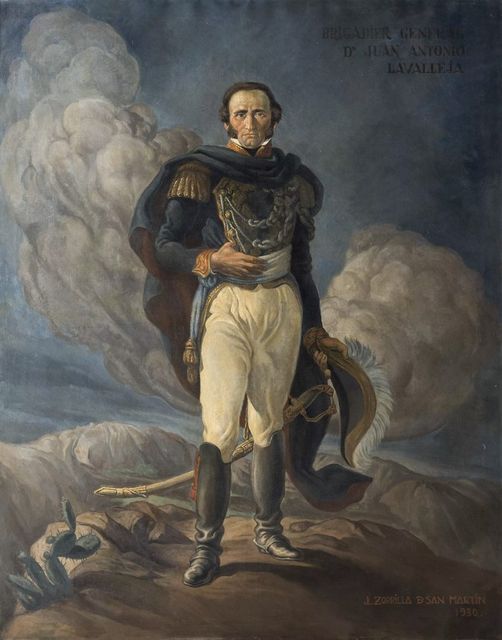 Juan Antonio Lavalleja — batalla de aura de Uruguay